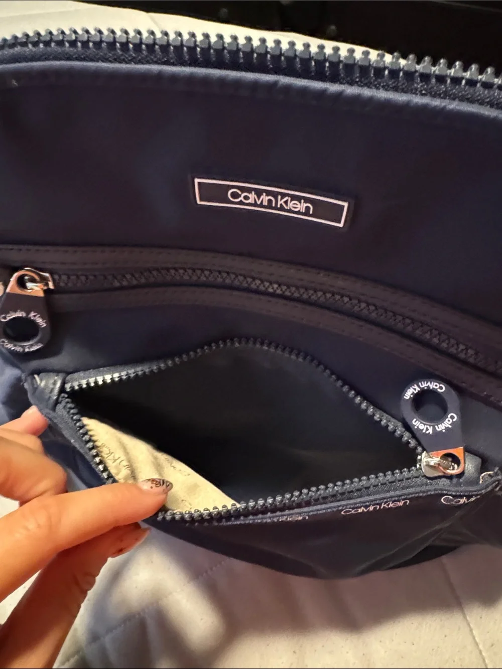 Calvin Klein Navy Mini Backpack
